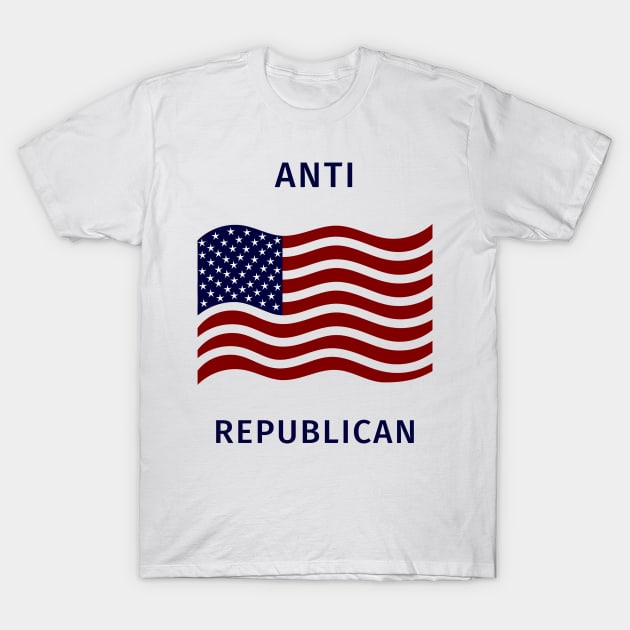 Anti Republican T-Shirt by IOANNISSKEVAS